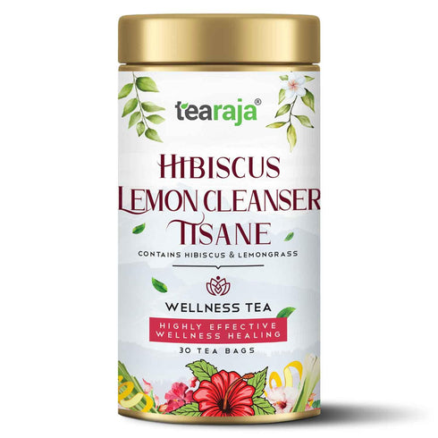 Tea Raja - Hibiscus Lemon Cleanser Tisane 30 Teabags